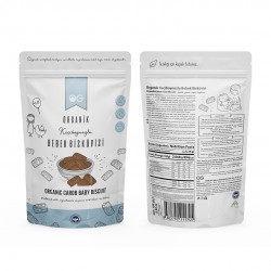Organik Keçiboynuzlu Bebek Bisküvisi 150 Gr +6 Ay