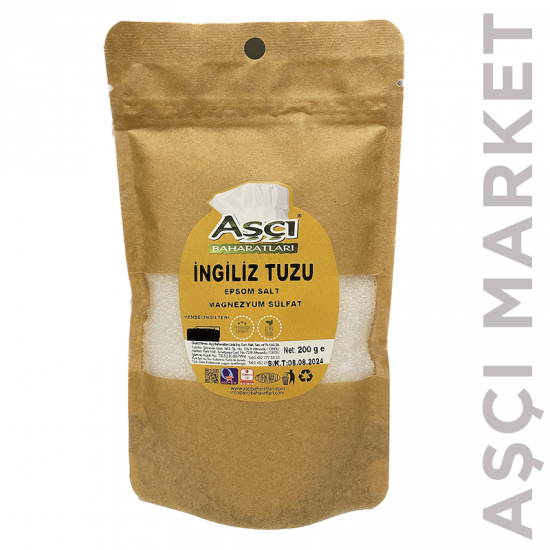 Aşçı Epsom Tuzu (İngiliz Tuzu) 200 Gr